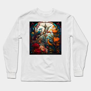 Stained Glass Garden Long Sleeve T-Shirt